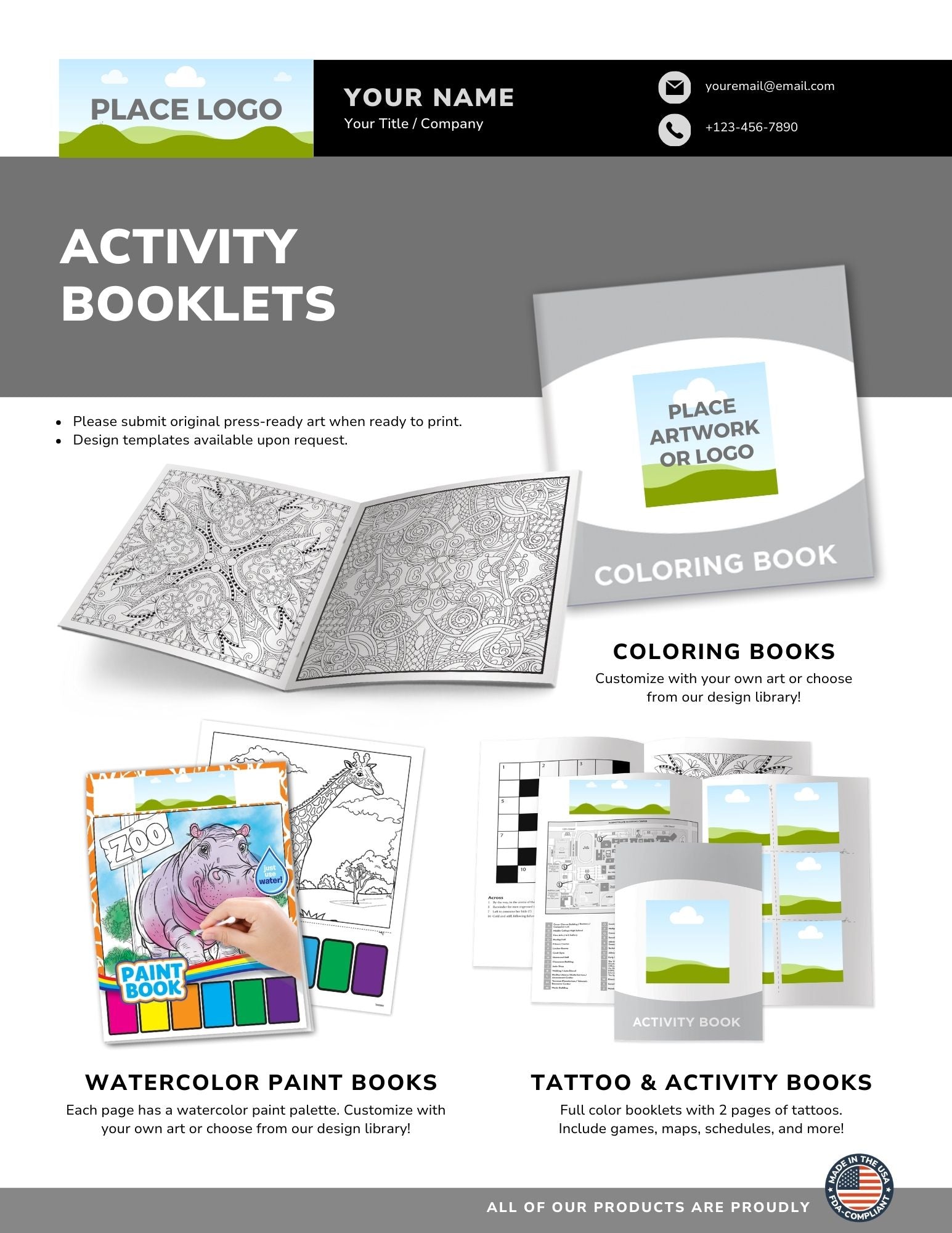 Booklet Sell Sheet